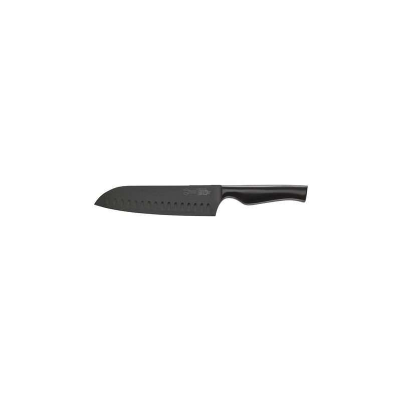 IVO VIRTU GRANTON SANTOKU KNIFE 180mm BLACK (*26095*) =  1 X EACH