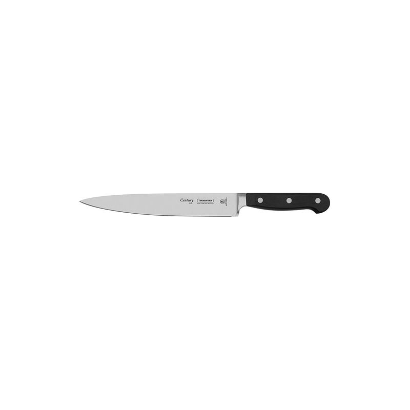 TRAMONTINA CENTURY CARVING KNIFE CUR BLK 200mm (WAS/008) H/S (*TM24010/108*) =  1 X EACH