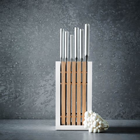 WUSTHOF CLASSIC WHITE KNIFE BLOCK SET 6PC w/BREAD (109027050 (*28169*) =  1 X SET