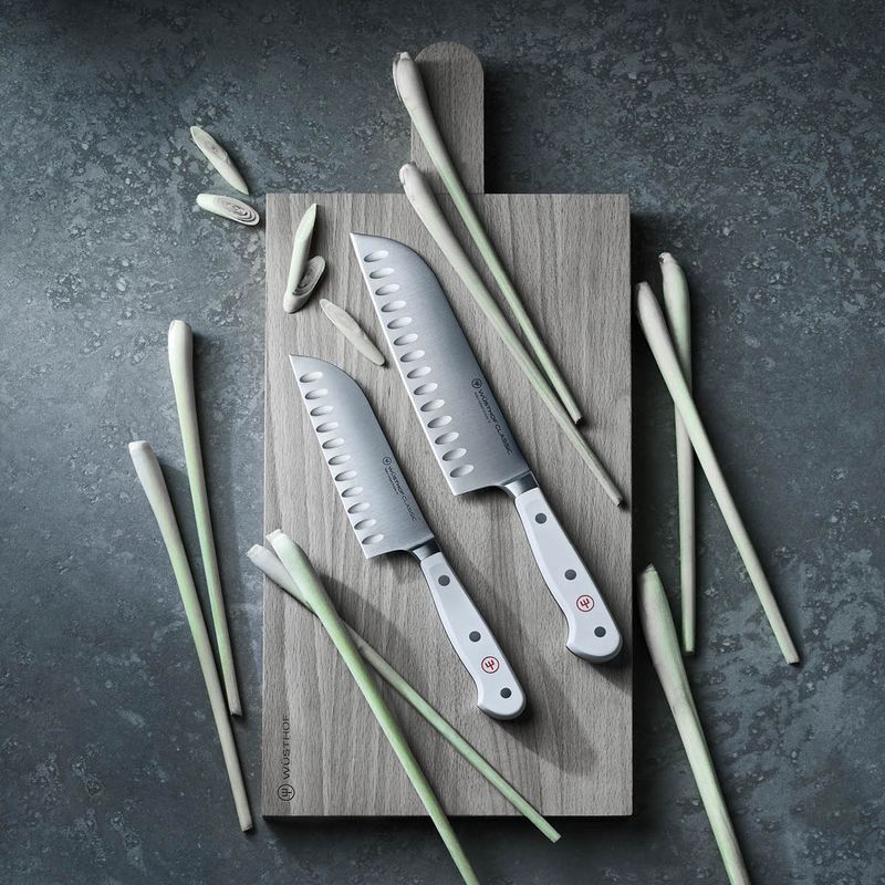 WUSTHOF CLASSIC WHITE SANTOKU KNIFE 170mm (1040231314W) (*28178*) =  1 X EACH