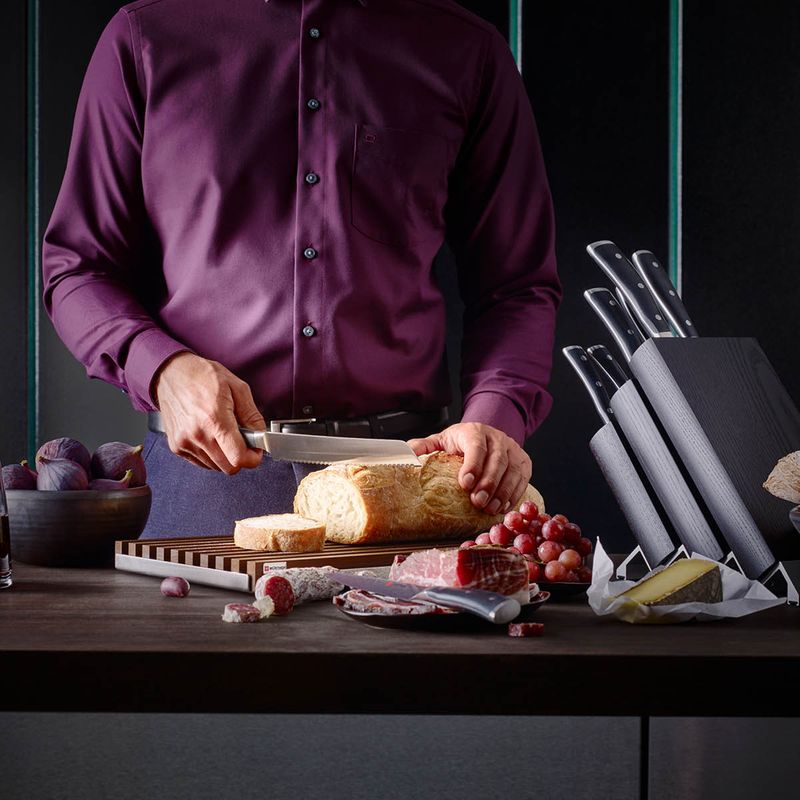 WUSTHOF CLASSIC IKON BLACK BREAD KNIFE 200mm (1040331020W) (*28011*) =  1 X EACH