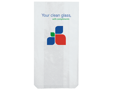 Stockprint Glass Cover Bags 178mm(L) x 100mm(W) + 40mm(G) - Pack of 1,000