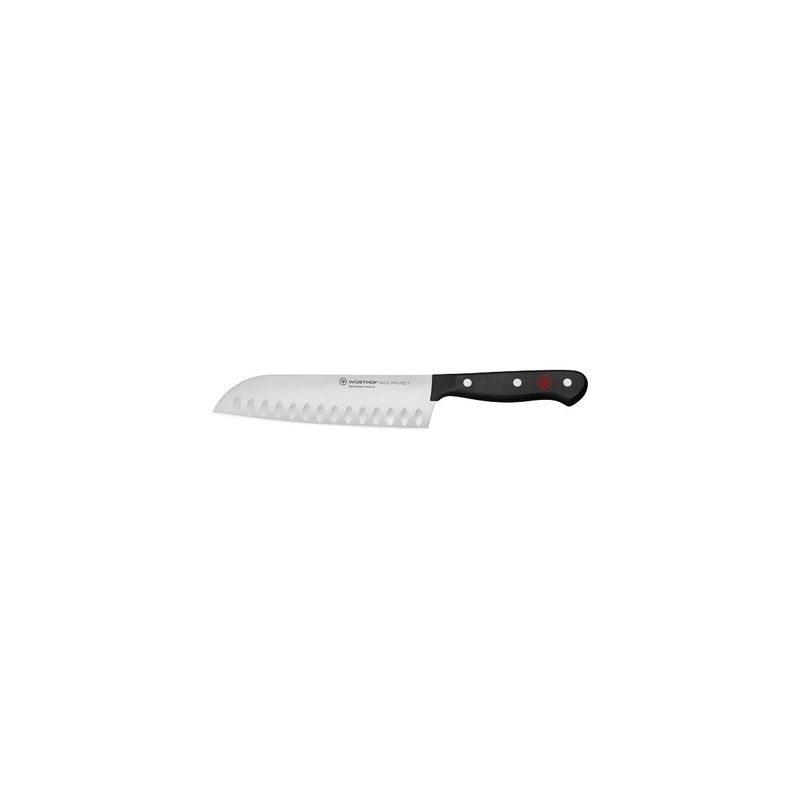 WUSTHOF GOURMET SANTOKU KNIFE W/HOLLOWS 170mm (1025046017W) (*28269*) =  1 X EACH