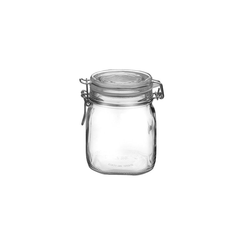 BORMIOLI ROCCO FIDO JAR 0.75lt CLEAR LID (1.49280) (*340-001*) = PACK OF 12 X EACHES