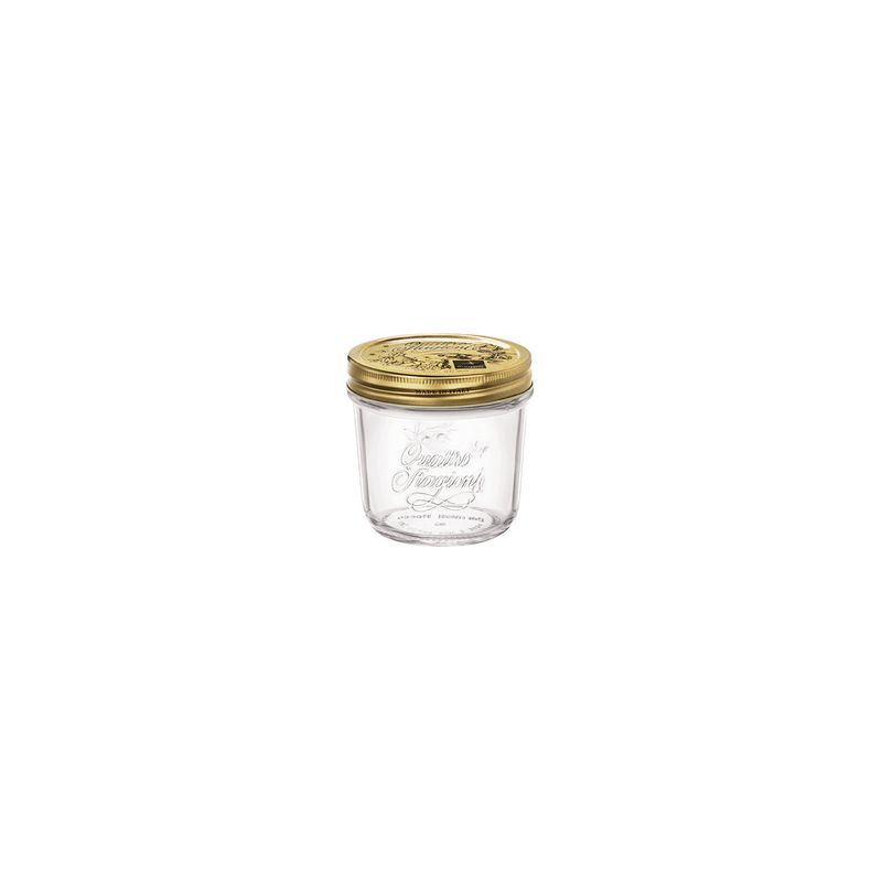 QUATTRO STAGIONI JAR 86mm, 0.20lt 89mm LID (354757MQE121990) (*340-023*) = PACK OF 12 X EACHES