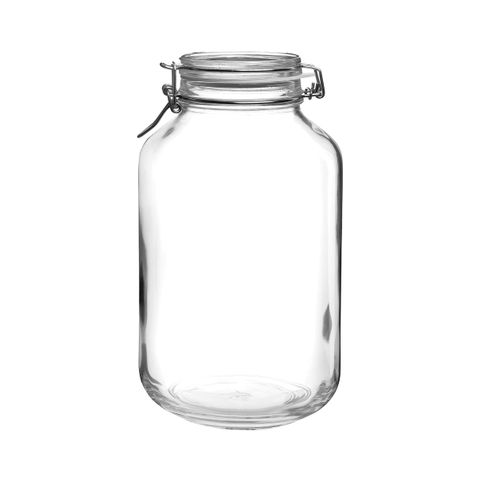 BORMIOLI ROCCO FIDO JAR 4.0lt CLEAR LID (1.49260) (*340-006*) = PACK OF 6 X EACHES