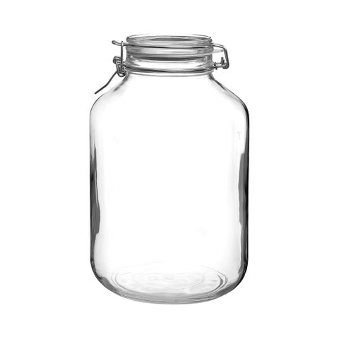 BORMIOLI ROCCO FIDO JAR 5.0lt CLEAR LID (1.49270) (*340-007*) = PACK OF 6 X EACHES
