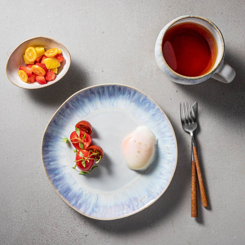 COSTA NOVA BRISA OVAL PLATE 266x225mm RIA BLUE (GOP271-RIA) (*300385*) = PACK OF 6 X EACHES