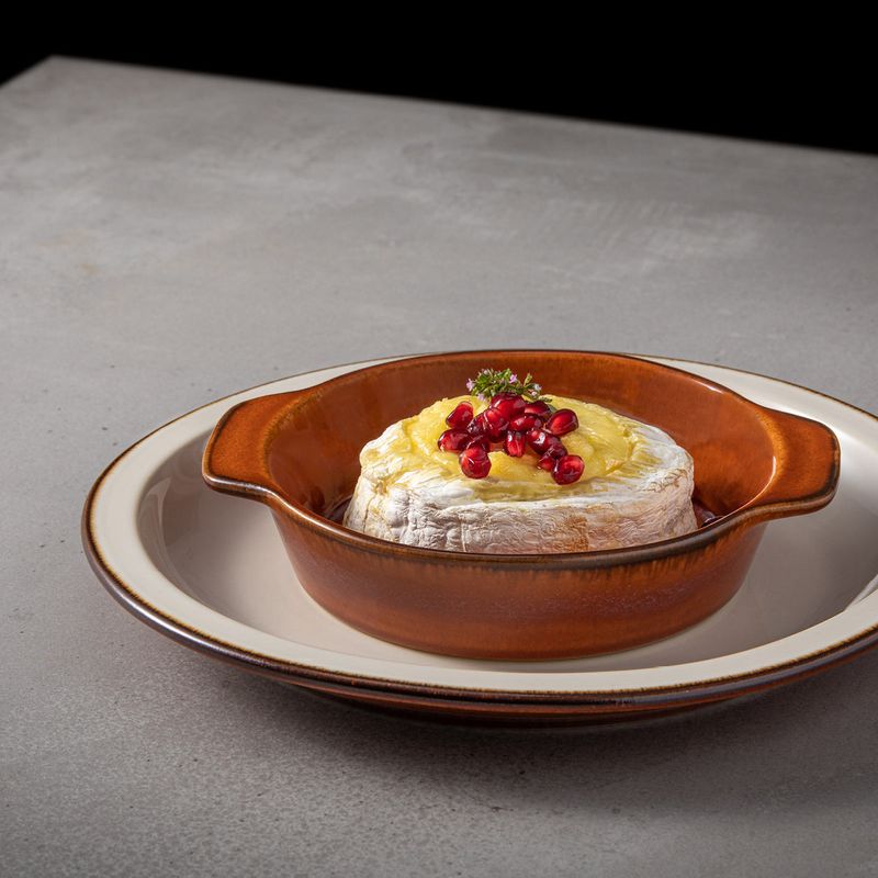 CASAFINA POTERIE SERVING BOWL 167mm 560ml CARAMEL(VAS171-LAT (*401269*) = PACK OF 6 X EACHES