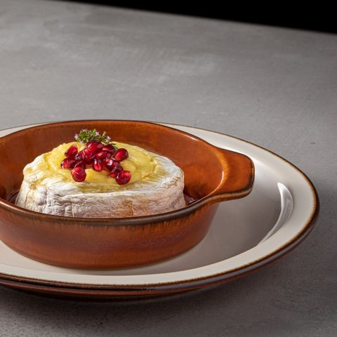 CASAFINA POTERIE FOOTED PLATE 332x142mm CARAMEL (ZAP331-LAT) (*401263*) =  1 X EACH