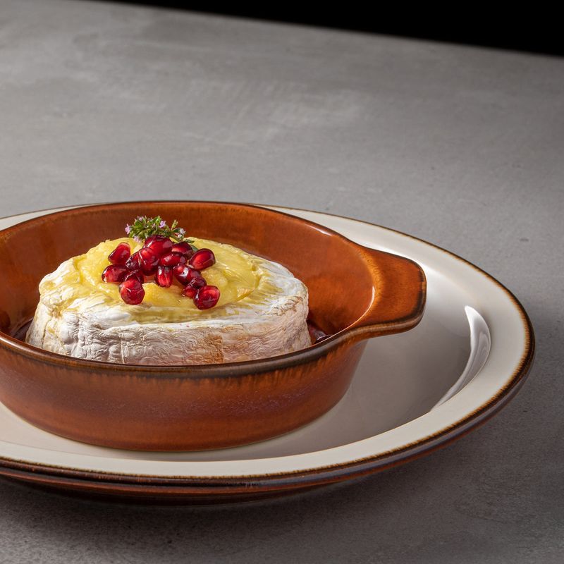 CASAFINA POTERIE SERVING BOWL 25 CARAMEL-LATTE (VAS251-LAT) (*401268*) =  1 X EACH