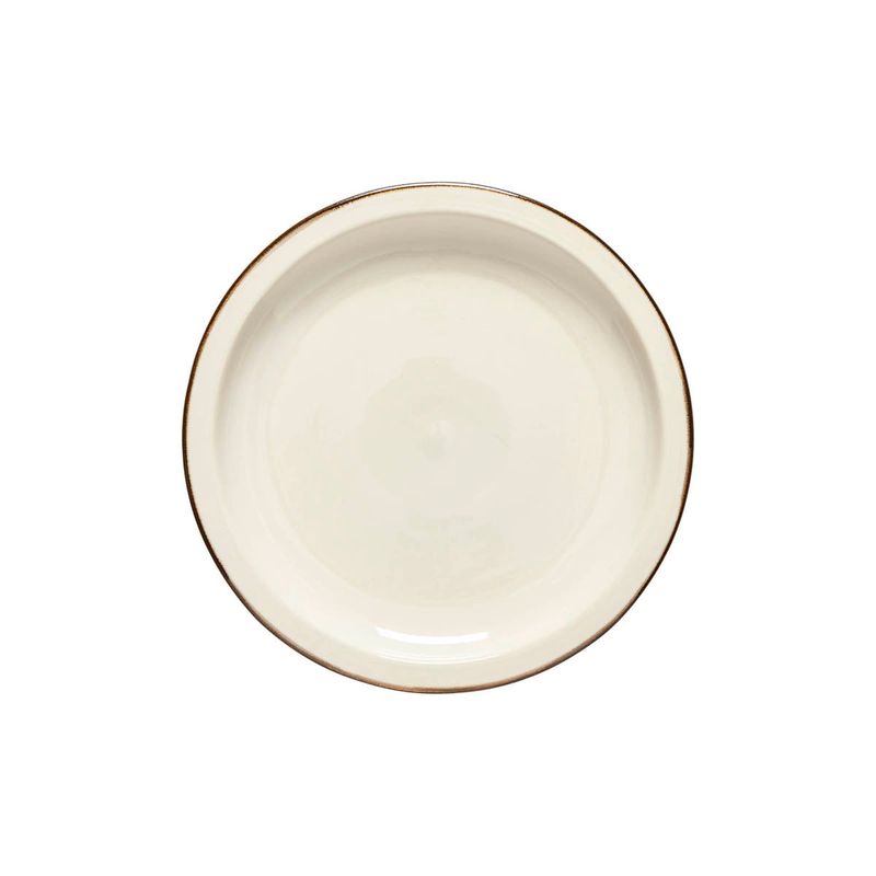 CASAFINA POTERIE PLATE 262x28mm CREAM/CAR (JSP262-CRM) (*401250*) = PACK OF 6 X EACHES