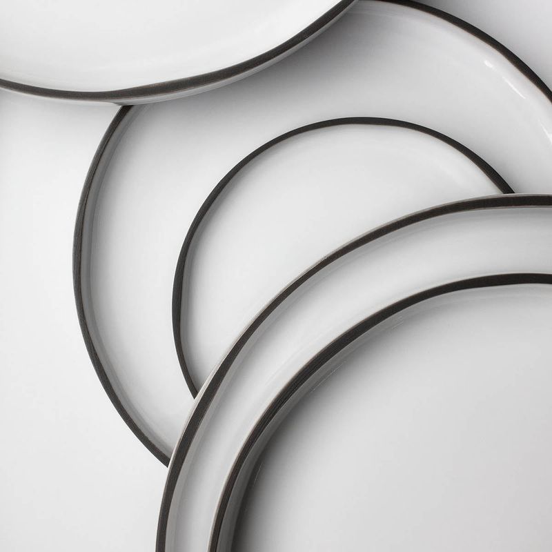 REVOL CARACTERE ROUND PLATE 210mm WHITE CUMULUS (*RV652798*) = PACK OF 4 X EACHES