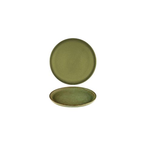 SERAX SURFACE ROUND BREAD PLATE 160x15mm CAMOGREEN (*SERAXB5116200A*) = PACK OF 8 X EACHES