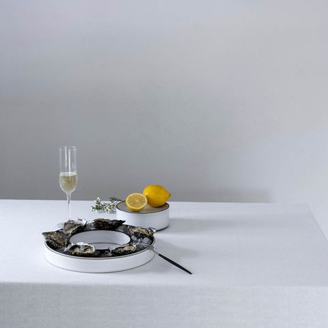REVOL CARACTERE TABLE CENTERPIECE 275x40mm WHITE CUMULUS (*RV652811*) =  1 X EACH