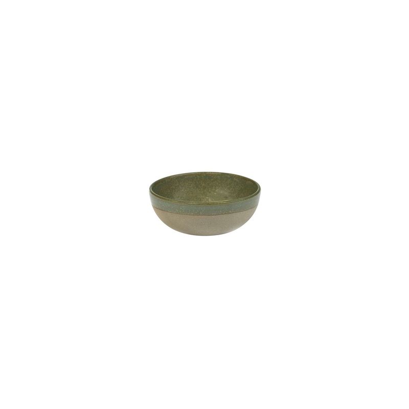 SERAX SURFACE MEDIUM ROUND BOWL 110x45mm GREY/CAMOGREEN (*SERAXB5116208A*) = PACK OF 8 X EACHES