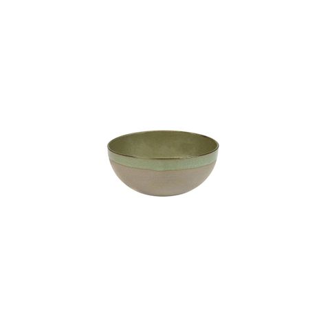 SERAX SURFACE SMALL ROUND BOWL 150x65mm CAMOGREEN (*SERAXB5116211A*) = PACK OF 8 X EACHES