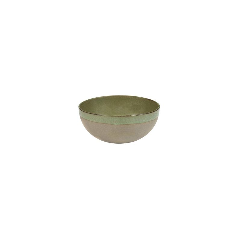 SERAX SURFACE SMALL ROUND BOWL 150x65mm CAMOGREEN (*SERAXB5116211A*) = PACK OF 8 X EACHES