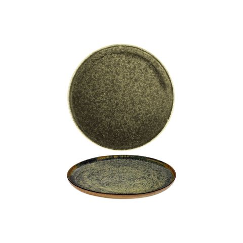SERAX SURFACE LARGE ROUND PLATE 270x15mm INDI GREY (*SERAXB5116203B*) = PACK OF 8 X EACHES