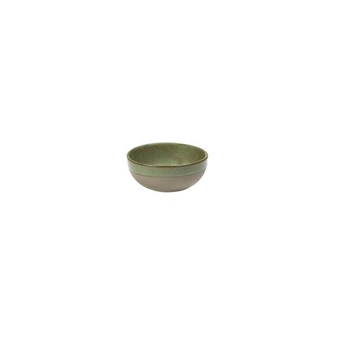 SERAX SURFACE SMALL ROUND BOWL 90x40mm GREY/CAMOGREEN (*SERAXB5116207A*) = PACK OF 8 X EACHES