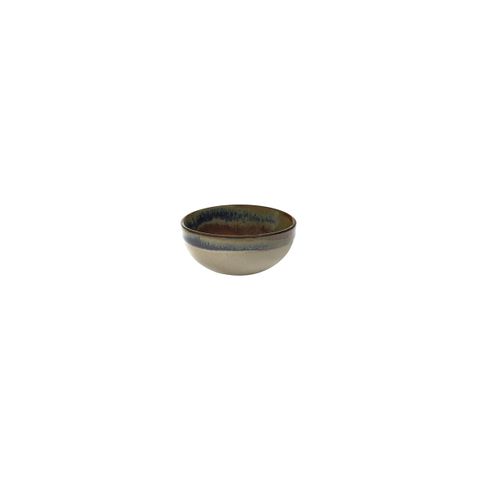 SERAX SURFACE SMALL ROUND BOWL 90x40mm GREY/RUSTY BROWN (*SERAXB5116207C*) = PACK OF 8 X EACHES