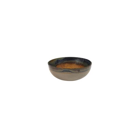 SERAX SURFACE LARGE ROUND BOWL 130x50mm GREY/RUSTY BROWN (*SERAXB5116209C*) = PACK OF 8 X EACHES