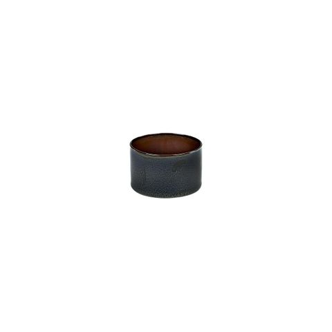 SERAX TERRES DE REVES LOW TUMBLER 75x50mm DARK BLUE/RUST (*SERAXB5116102*) = PACK OF 8 X EACHES