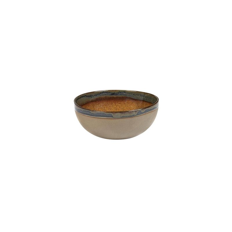 SERAX SURFACE ROUND BOWL 190x80mm, 1.4lt RUSTY BROWN (*SERAXB5116212C*) = PACK OF 4 X EACHES