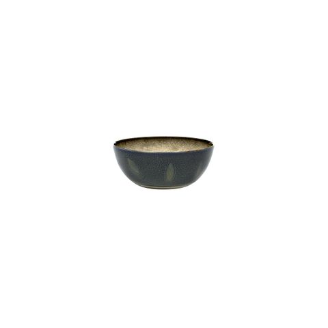 TERRES DE REVES ROUND BOWL 137x60mm MISTY GREY/DARK BLUE (*SERAXB5116128*) = PACK OF 8 X EACHES