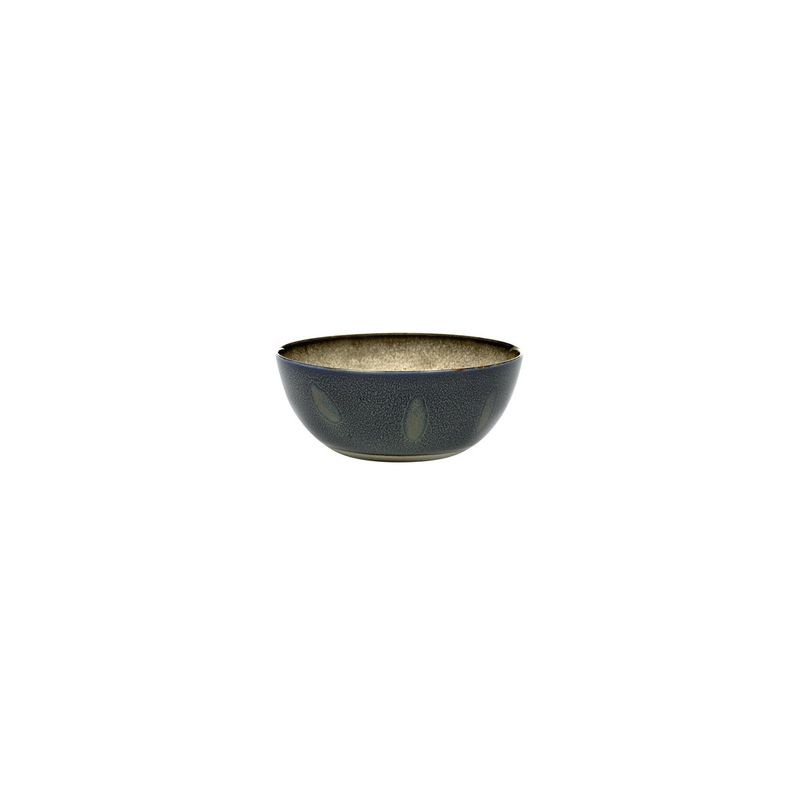 TERRES DE REVES ROUND BOWL 137x60mm MISTY GREY/DARK BLUE (*SERAXB5116128*) = PACK OF 8 X EACHES