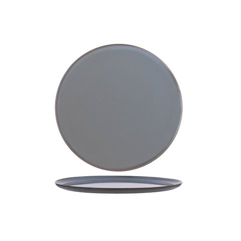 SERAX TERRES DE REVES LARGE ROUND PLATE 260mm SMOKEY BLUE (*SERAXB5116155*) = PACK OF 4 X EACHES
