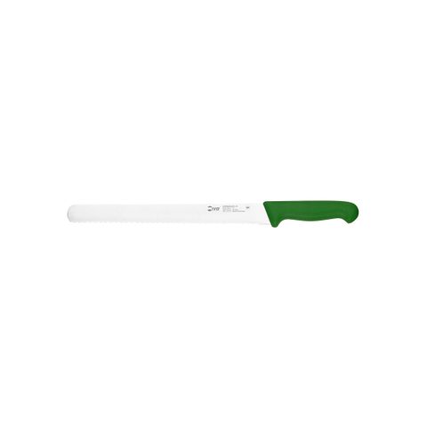 IVO PROFESSIONAL "55000"  SERRATED SLICER 250mm GREEN (*25445*) =  1 X EACH