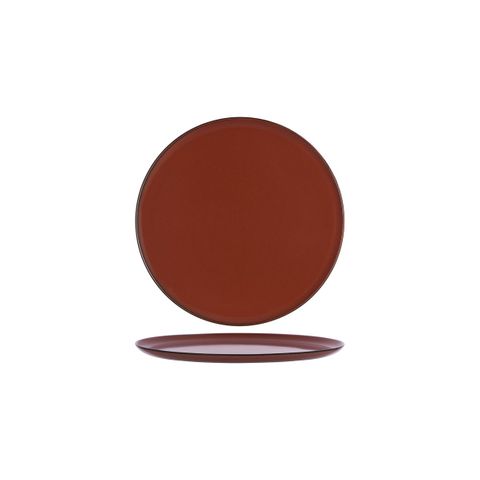 SERAX TERRES DE REVES MEDIUM ROUND PLATE 220mm RUST (*SERAXB5116153*) = PACK OF 4 X EACHES