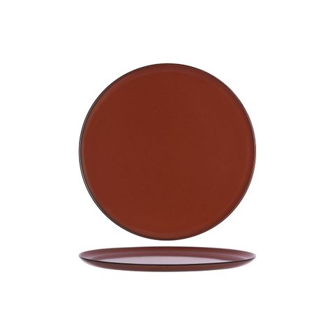 SERAX TERRES DE REVES LARGE ROUND PLATE 260mm RUST (*SERAXB5116157*) = PACK OF 4 X EACHES