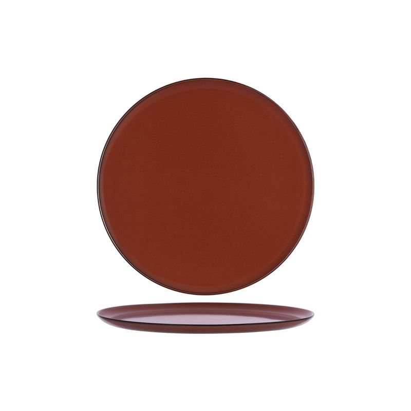 SERAX TERRES DE REVES LARGE ROUND PLATE 260mm RUST (*SERAXB5116157*) = PACK OF 4 X EACHES
