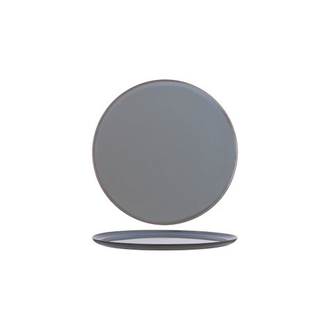 SERAX TERRES DE REVES MEDIUM ROUND PLATE 220mm SMOKEY BLUE (*SERAXB5116151*) = PACK OF 4 X EACHES