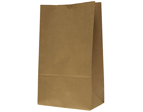 Checkout Bags Number #16 SOS Brown Paper Bags 390mm(L) x 240mm(W) x 120mm(G) - Box of 250