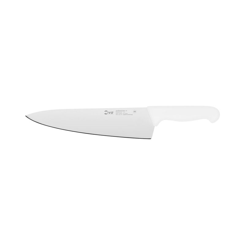 IVO PROFESSIONAL "55000" CHEFS KNIFE 250mm WHITE (*25477*) =  1 X EACH