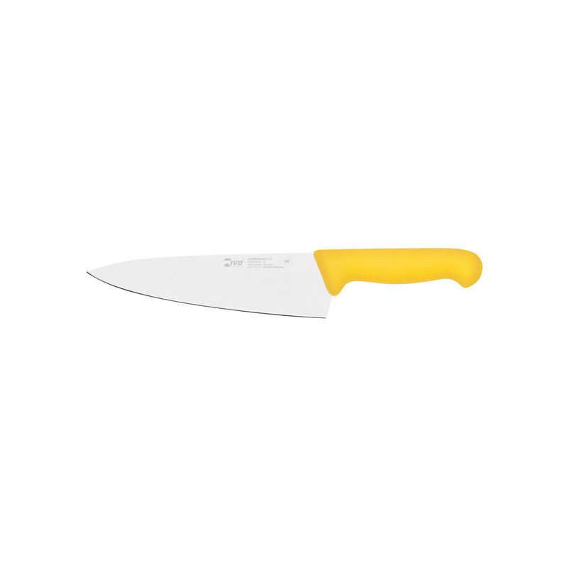 IVO PROFESSIONAL "55000" CHEFS KNIFE 200mm YELLOW (*25494*) =  1 X EACH