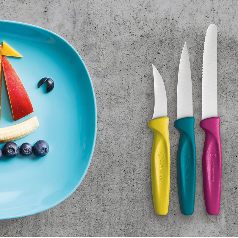 WUSTHOF CREATE PARING 3PK MULTI COLOURED H/SELL (1145370302W (*28499*) =  1 X PACK