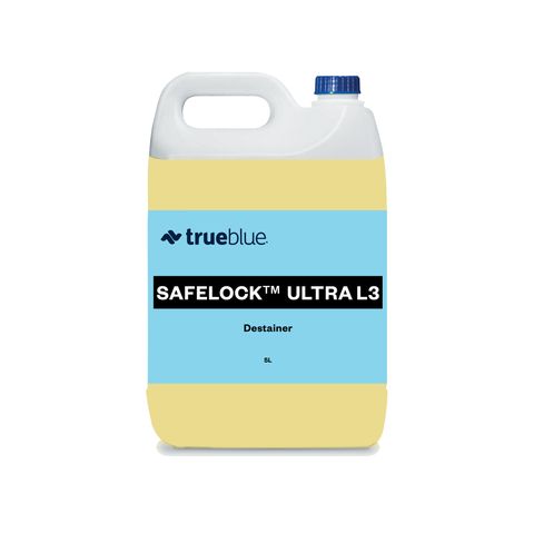 True Blue Safe Lock Ultra L3 Bleach Destainer 5L - Each