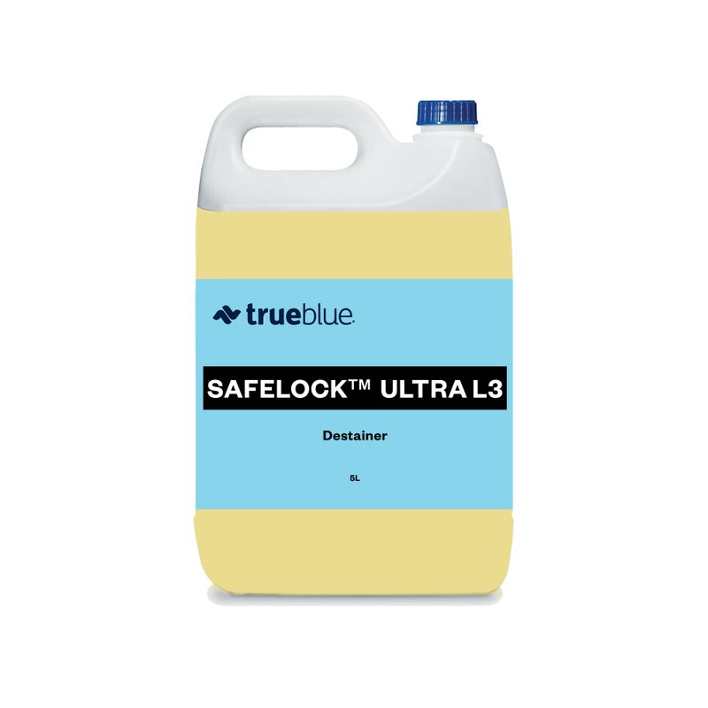 True Blue Safe Lock Ultra L3 Bleach Destainer 5L - Each