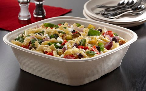 Sabert Pulp Catering Square Bowl 240oz 358mm x 358mm x 100.8mm - Pack of 25