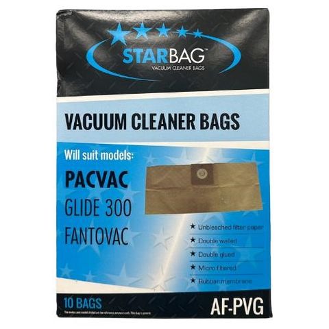 Vacuum Bags for Cleanstar Pacvac Glide - Pack of 10