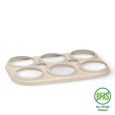 6 Pack Plant Fibre Beer Ring Cup Holder - SLEEVE=125 / BOX=600