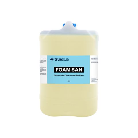 True Blue Foam San High Foaming Santiser and Cleaner - 25L