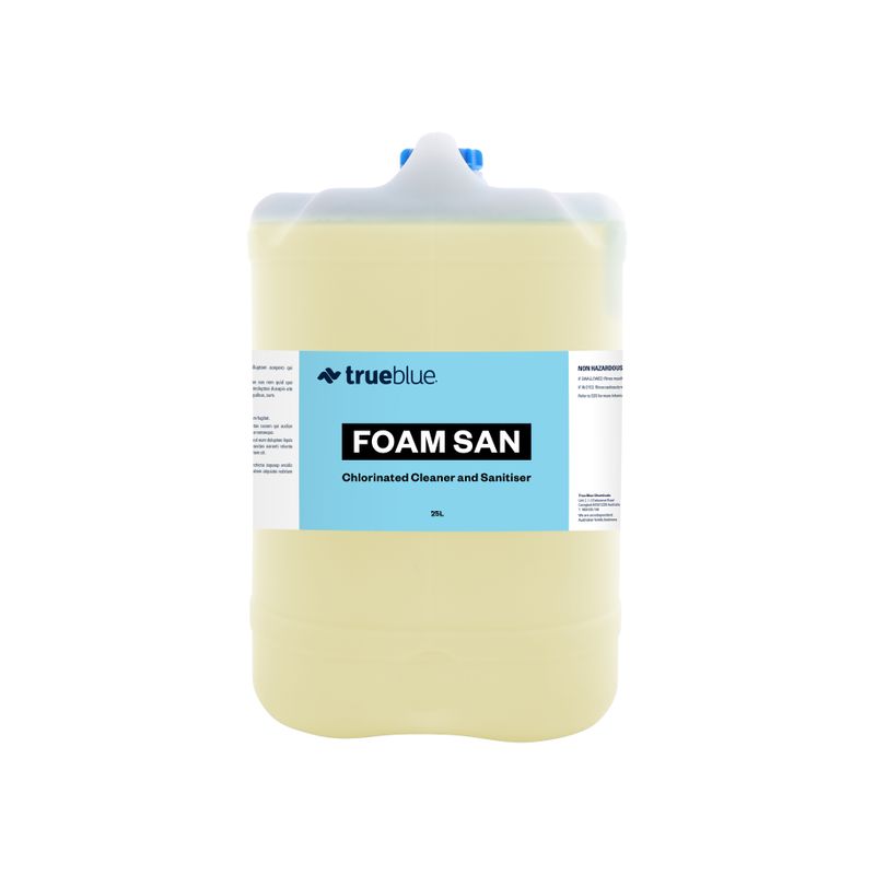 True Blue Foam San High Foaming Santiser and Cleaner - 25L