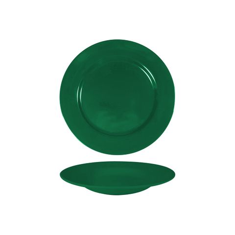 SUPERWARE GREEN ROUND SOUP PLATE 230mm (*SUPER20404*) = PACK OF 6 X EACHES