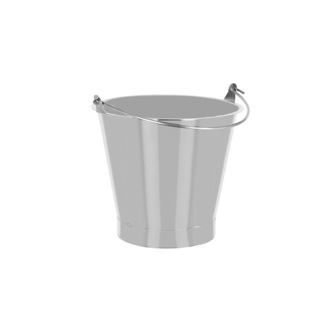 CHEF INOX BUCKET HEAVY DUTY w/BASE 18/8 320x270mm 13.0lt (*07603*) =  1 X EACH