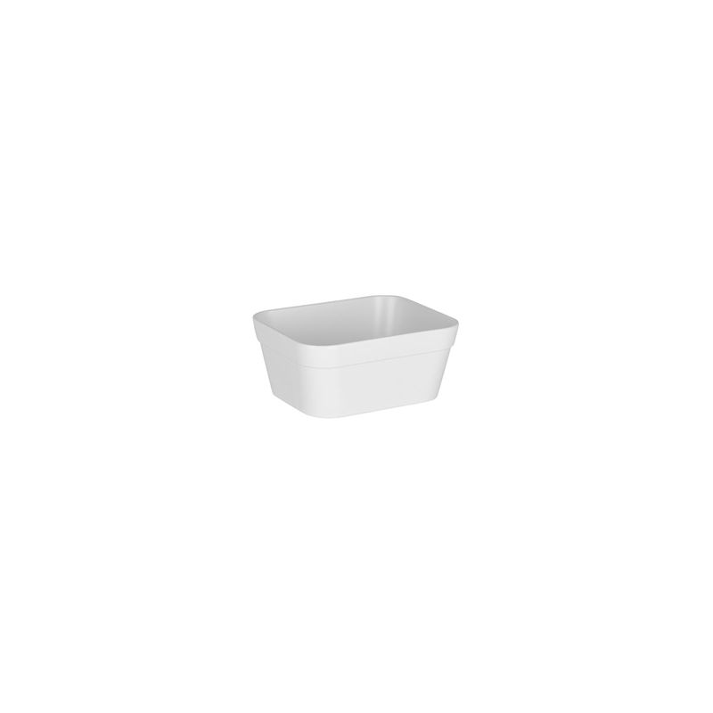 ZICCO MELAMINE MEDIUM INSERT BOWL SOLID WHITE 140x115x60mm (*46387*) = PACK OF 12 X EACHES